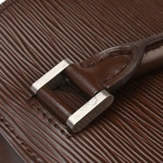 Louis Vuitton 2003 Brown Epi Pont Neuf Handbag M5205D