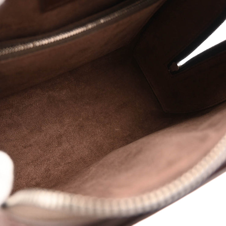 Louis Vuitton 2003 Brown Epi Pont Neuf Handbag M5205D