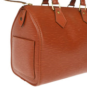 Louis Vuitton 1995 Brown Epi Speedy 25 Handbag M43013