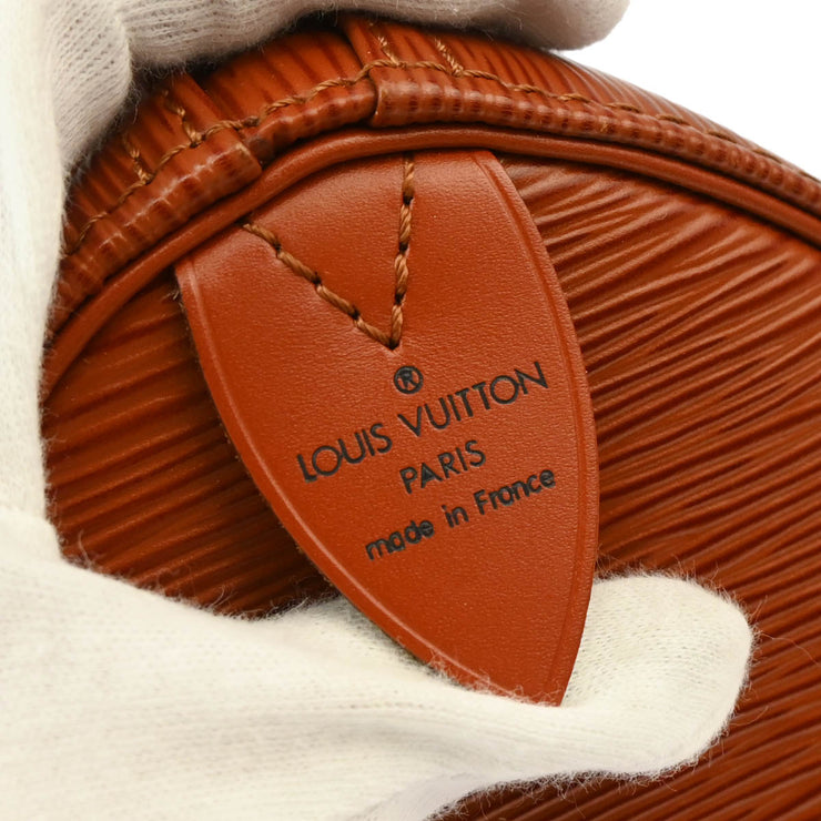 Louis Vuitton 1995 Brown Epi Speedy 25 Handbag M43013