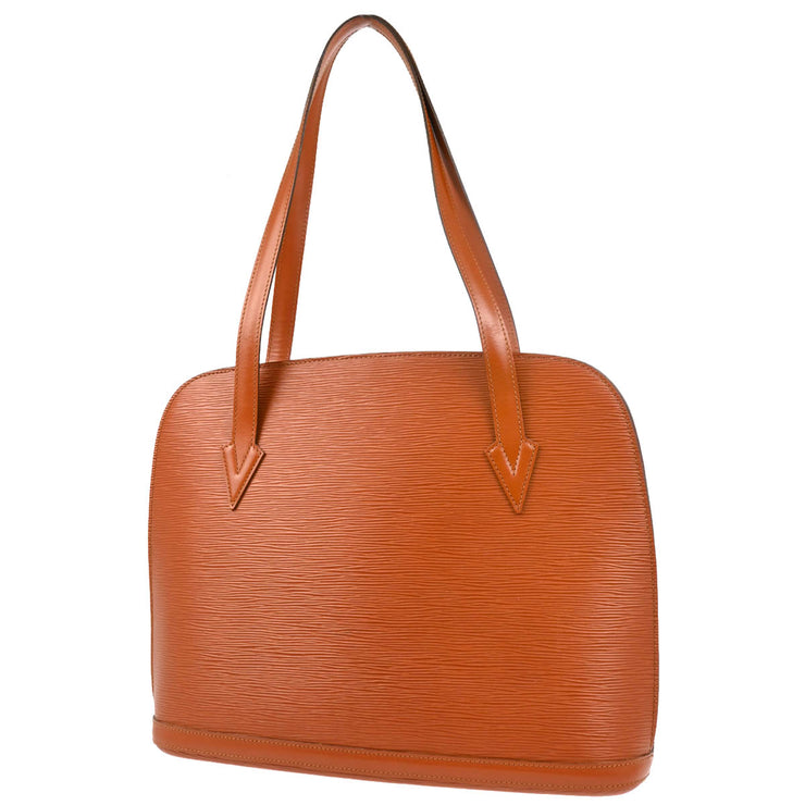 Louis Vuitton 1996 Brown Epi Lussac Shoulder Bag M52283