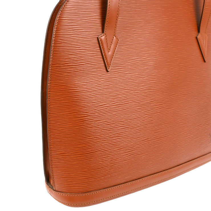 Louis Vuitton 1996 Brown Epi Lussac Shoulder Bag M52283