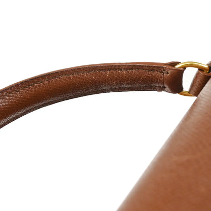 Hermes 1994 Marron Fonce Courchevel Kelly 32 Retourne 2way Shoulder Handbag
