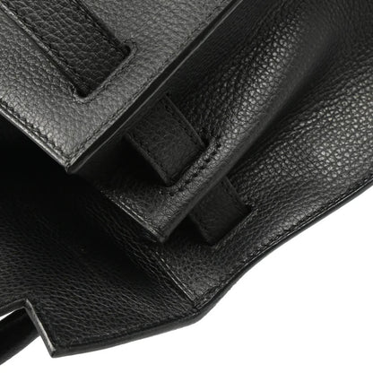 Hermes 2006 Black Togo Kelly 28 Sellier 2way Shoulder Handbag