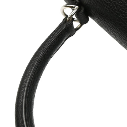 Hermes 2006 Black Togo Kelly 28 Sellier 2way Shoulder Handbag