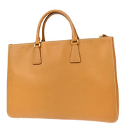 Prada Beige Leather Galleria Tote Handbag