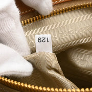 Prada Beige Leather Galleria Tote Handbag