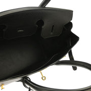 Hermes 2000 Black Ardennes Birkin 35 Handbag