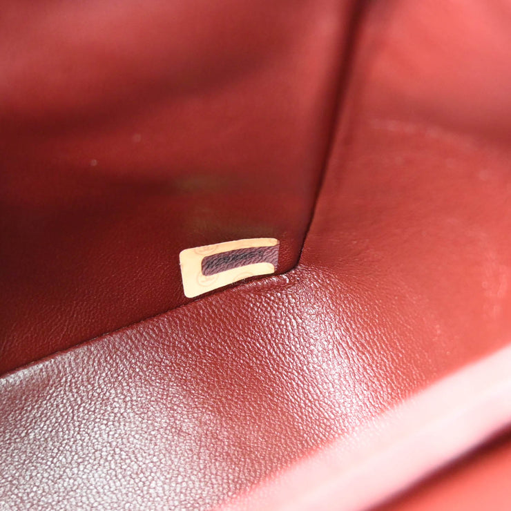 Chanel 1989-1991 Black Lambskin Shoulder Bag
