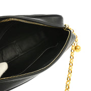 Chanel Black Caviar Camera Bag Small