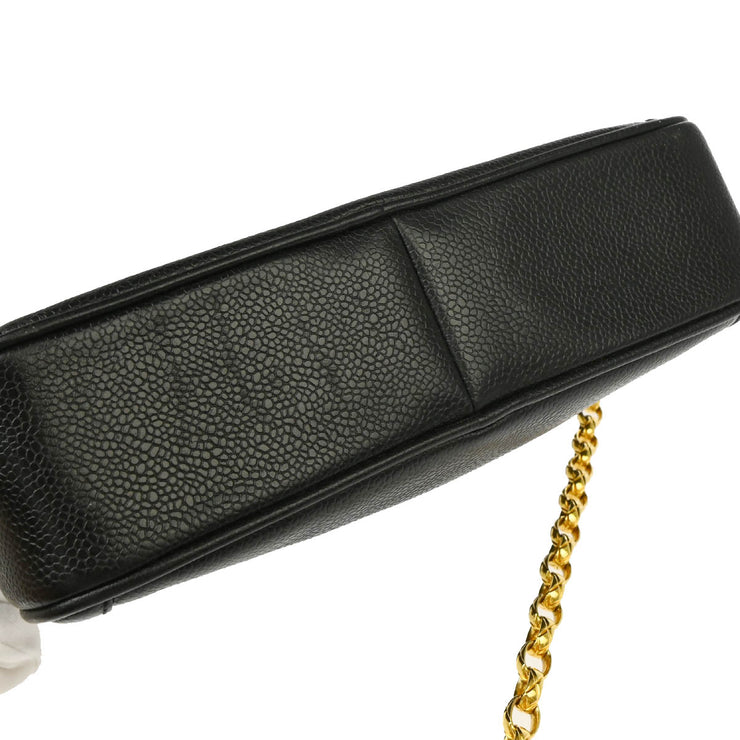 Chanel Black Caviar Camera Bag Small