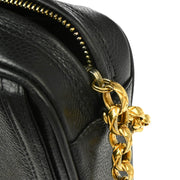 Chanel Black Caviar Camera Bag Small