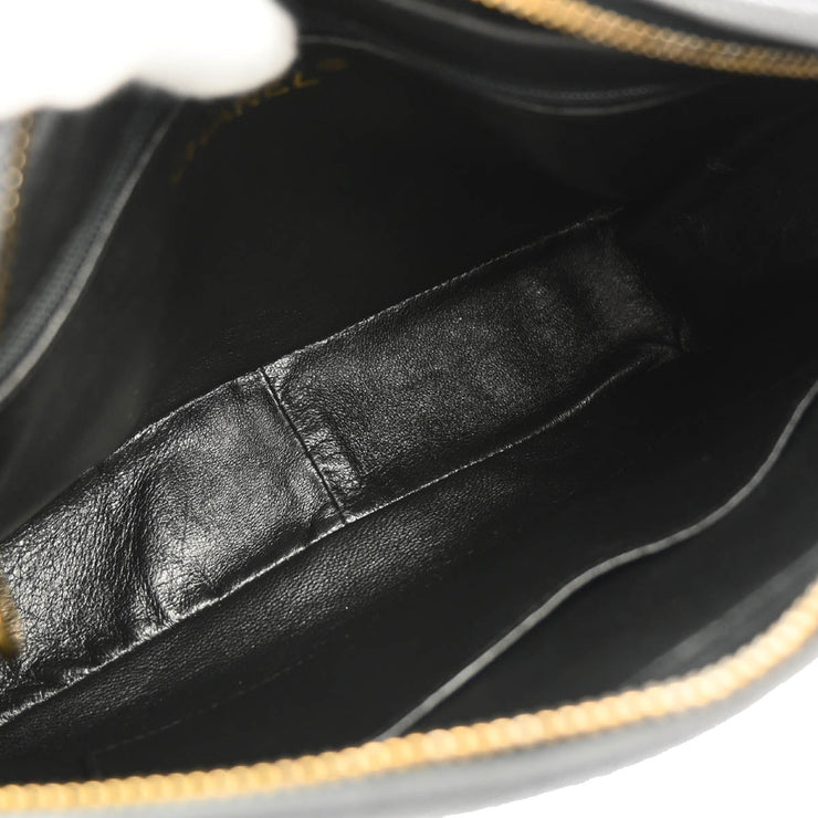 Chanel Black Caviar Camera Bag Small
