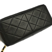 Chanel Black Lambskin Camera Bag Mini