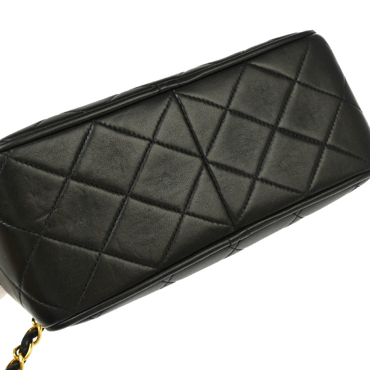Chanel Black Lambskin Camera Bag Mini