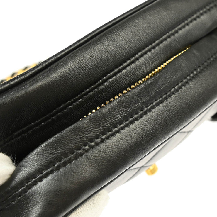 Chanel Black Lambskin Camera Bag Mini