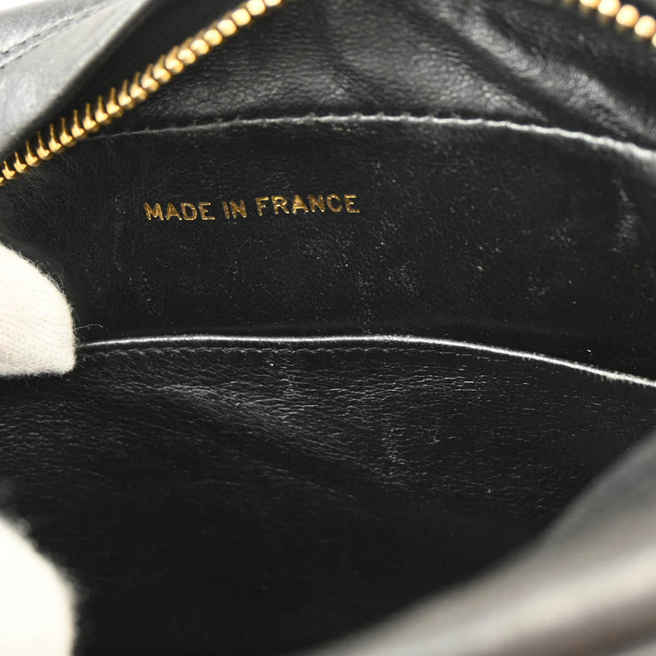 Chanel Black Lambskin Camera Bag Mini