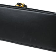 Chanel Black Lambskin Small Diana Shoulder Bag