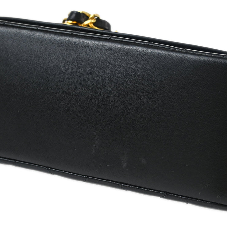 Chanel Black Lambskin Small Diana Shoulder Bag