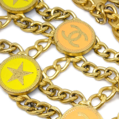 Chanel Star Chain Belt Gold 01P Small Good