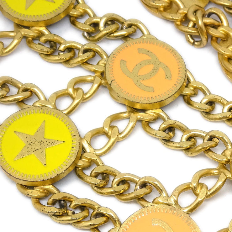 Chanel Star Chain Belt Gold 01P Small Good