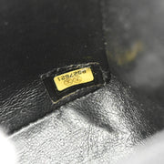 Chanel 2003-2004 Black Caviar Mini Classic Square Flap Bag 17