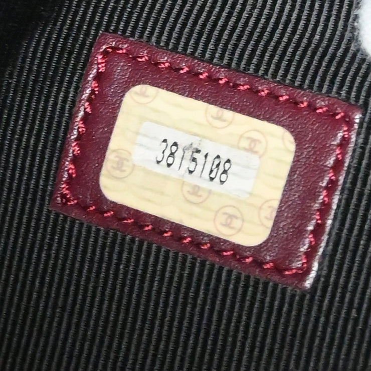 Chanel 1994-1996 Bordeaux Caviar 2way Duffel Handbag