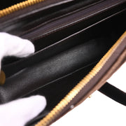 Chanel 1994-1996 Brown Velvet Classic Flap Chain Backpack