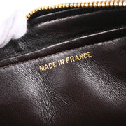 Chanel 1994-1996 Brown Velvet Classic Flap Chain Backpack