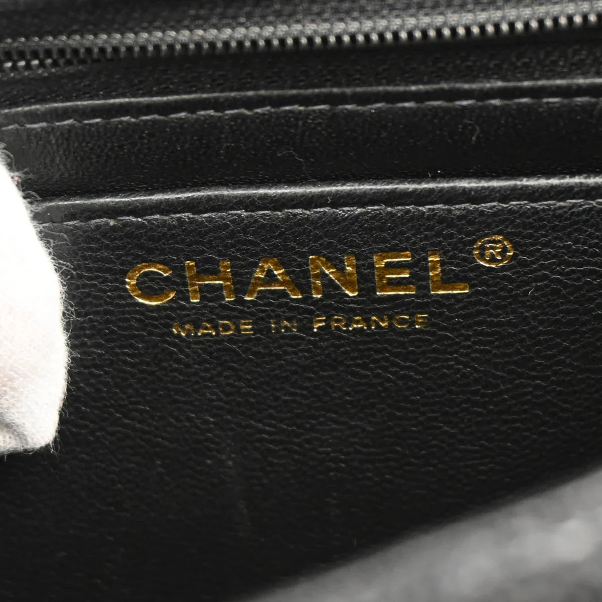 Chanel 2003-2004 Black Caviar Mini Classic Square Flap Bag 17
