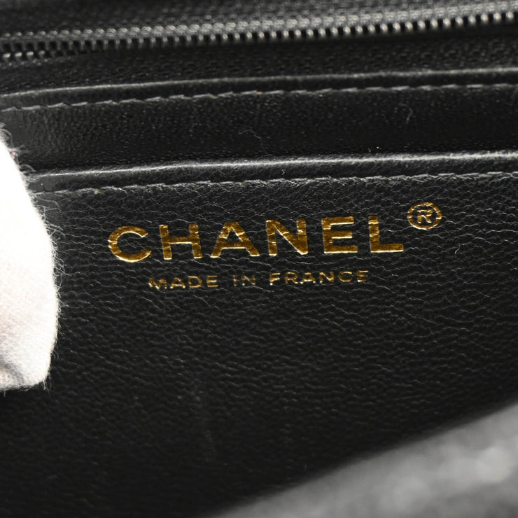 Chanel Black Caviar Mini Classic Square Flap Bag 17