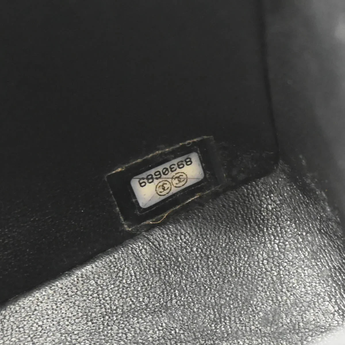 Chanel 2003-2004 Black Caviar Mini Classic Square Flap Bag 17