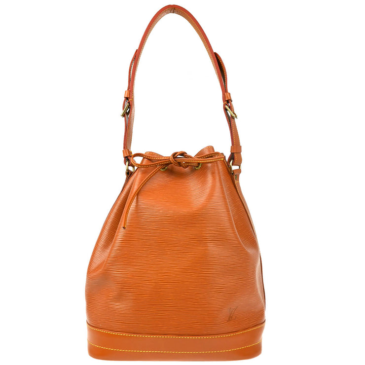 Louis Vuitton 1994 Brown Epi Noe Drawstring Shoulder Bag M44008