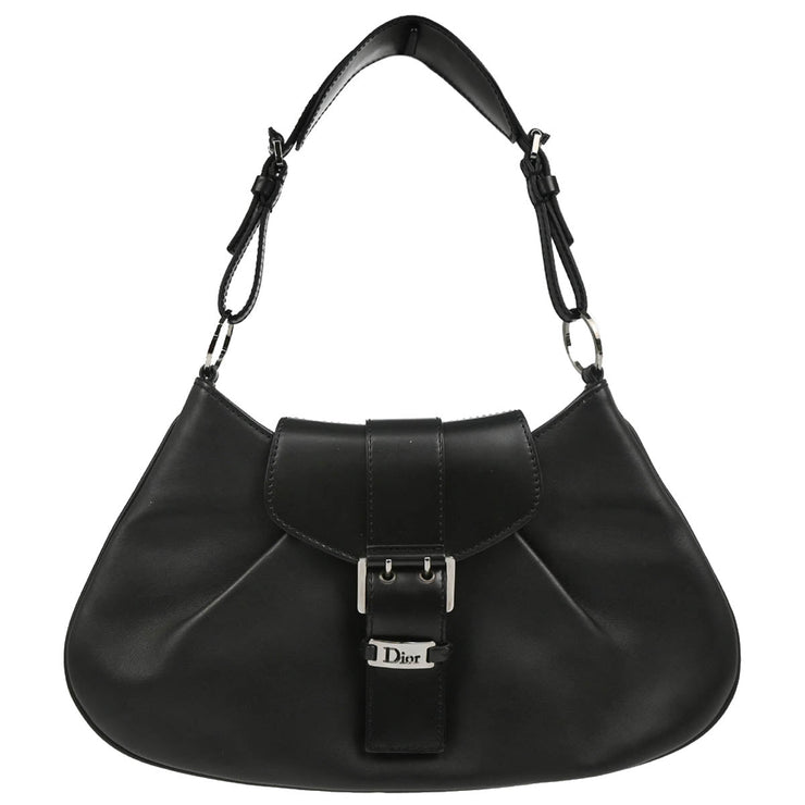 Christian Dior Black Leather Street Chic Handbag