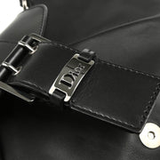 Christian Dior Black Leather Street Chic Handbag