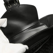 Christian Dior Black Leather Street Chic Handbag