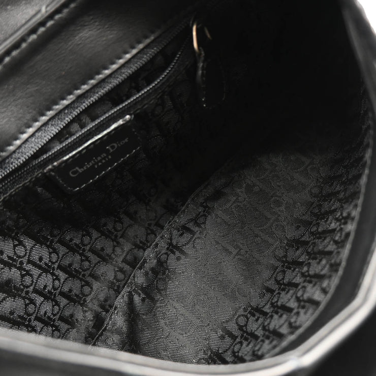 Christian Dior Black Leather Street Chic Handbag