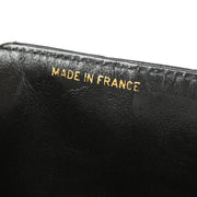 Chanel Black Lambskin Single Flap Shoulder Bag