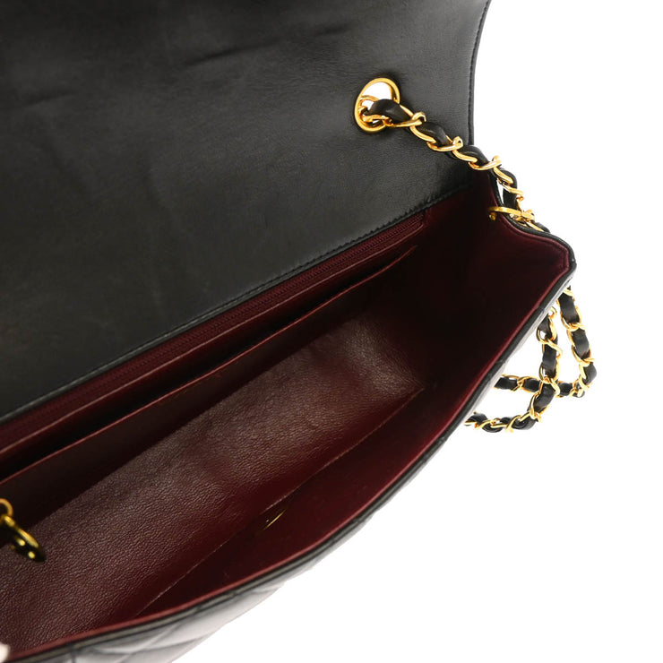 Chanel Black Lambskin Medium Diana Shoulder Bag