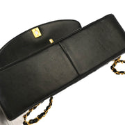 Chanel Black Lambskin Medium Diana Shoulder Bag