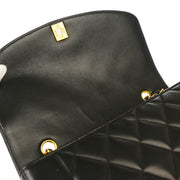 Chanel Black Lambskin Medium Diana Shoulder Bag