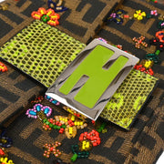 Fendi * Brown Beaded Zucca Baguette Handbag