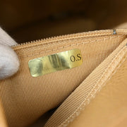 Chanel 2003-2004 Beige Caviar Petite Shopping Tote PST Chain Handbag