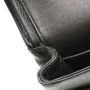 Chanel Black Caviar Medium Classic Double Flap Shoulder Bag