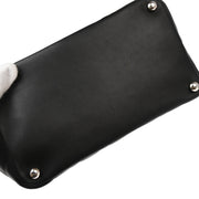 Chanel Black Calfskin Cambon Ligne Tote Handbag