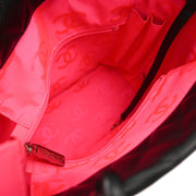 Chanel Black Calfskin Cambon Ligne Tote Handbag