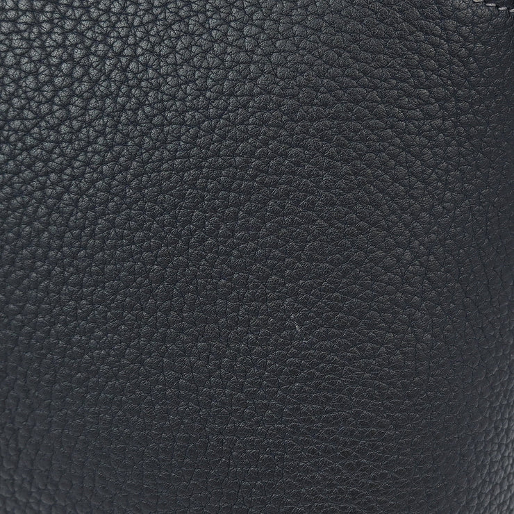 Hermes 2003 Blue Indigo Fjord Bolide 37 2way Shoulder Handbag