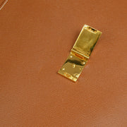 Hermes Gold Courchevel Sac a Depeches 41 Briefcase