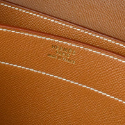 Hermes Gold Courchevel Sac a Depeches 41 Briefcase