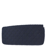 Chanel Navy Cotton Cruise Line Clutch Bag
